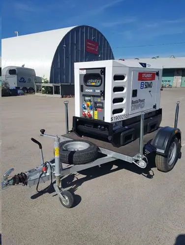 Puspiekabes dīzeļģenerators, 16kW